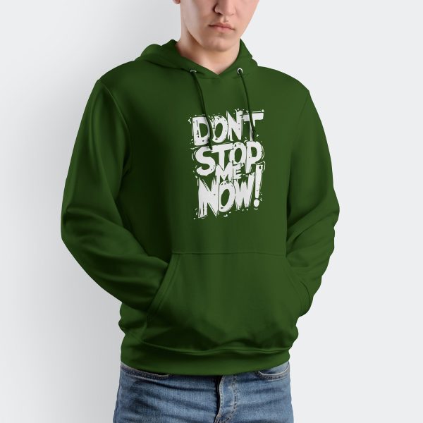 Premium Quality Stylish Cotton Hoodie For Men Don't Stop Me Now