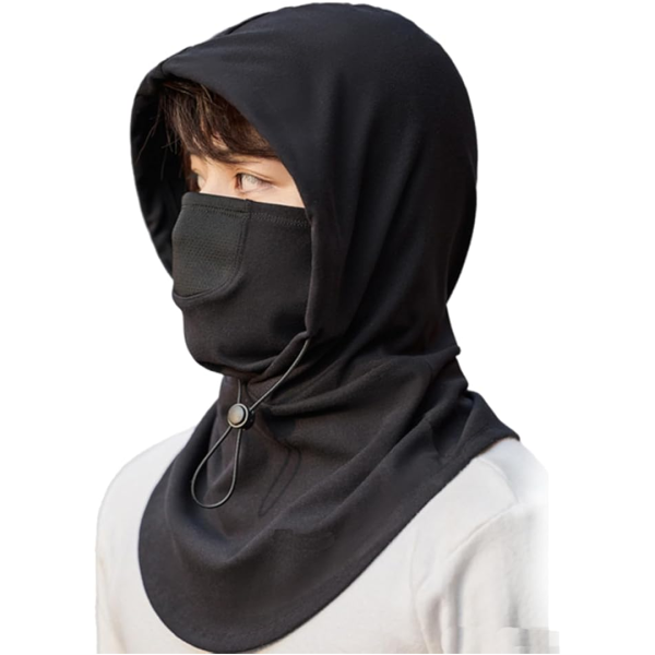 Hooded Windproof Mask with Neck Warmer – Winter Essential