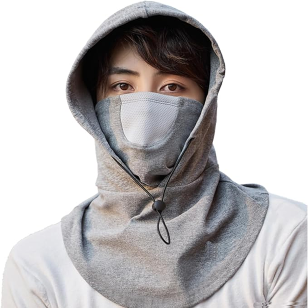 Hooded Windproof Mask with Neck Warmer – Winter Essential