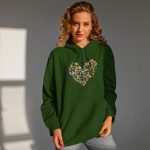 Premium Quality Stylish Cotton Hoodie For Women Love