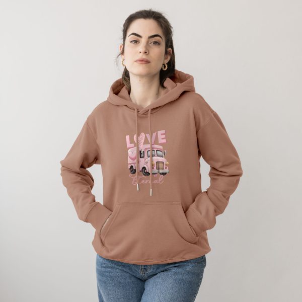 Premium Quality Stylish Cotton Hoodie For Women Love Eternal